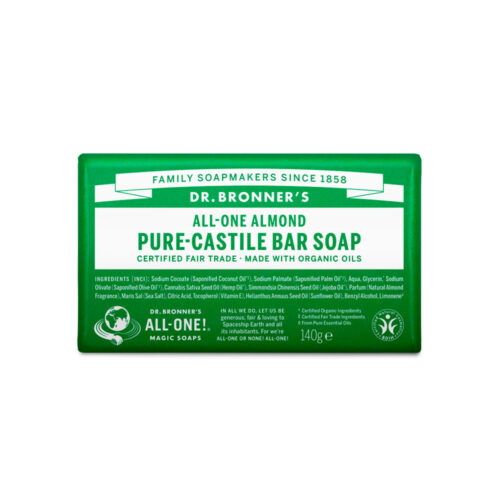 bar soap almond dr bronner's