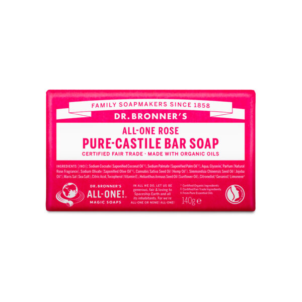 bar soap rose dr bronner's