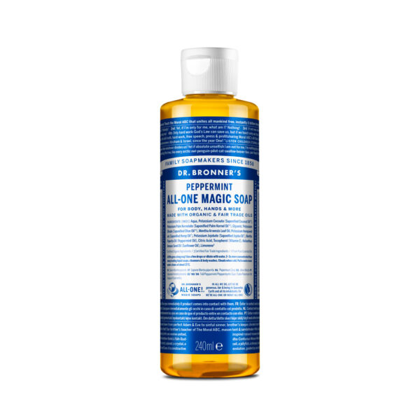 peppermint 240ml dr bronner's