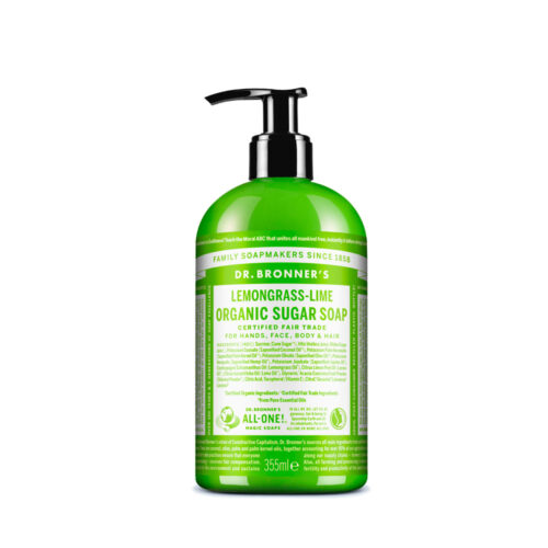 sugar soap lemongrass dr bronner's