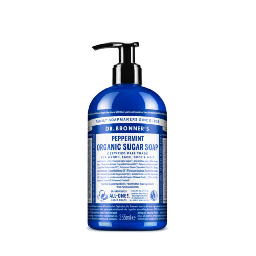 sugar soap peppermint dr bronner's