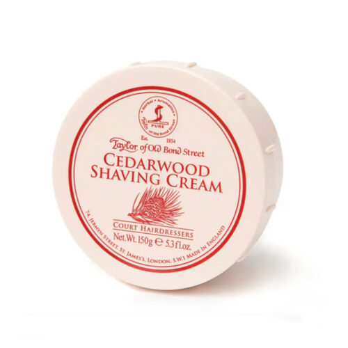 cedarwood shaving cream