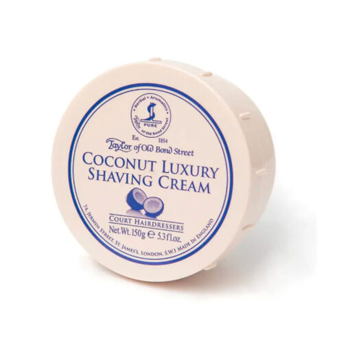 coconut shaving cream