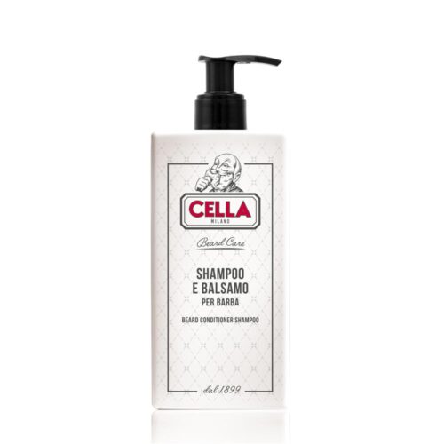 shampoo e balsamo barba cella