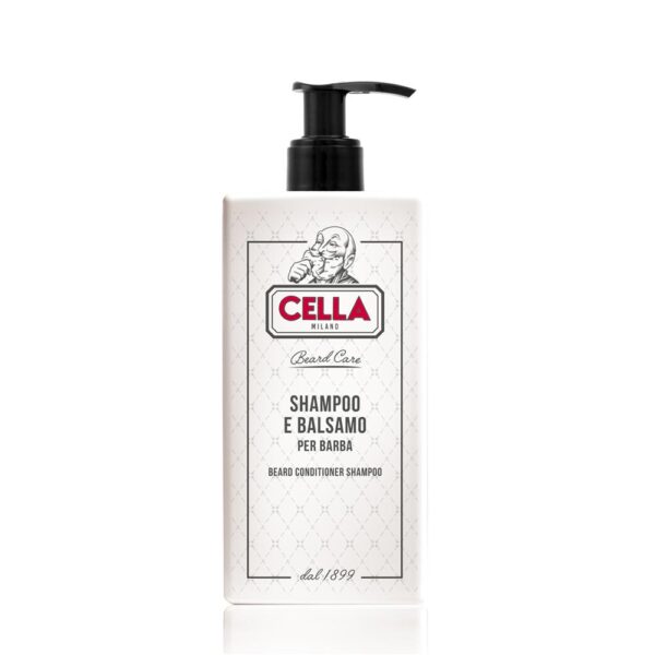 shampoo e balsamo barba cella